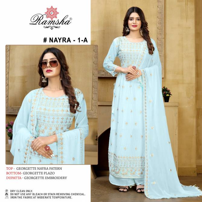 Nayra 1 By Ramsha Colors Pakistani Suit Catalog